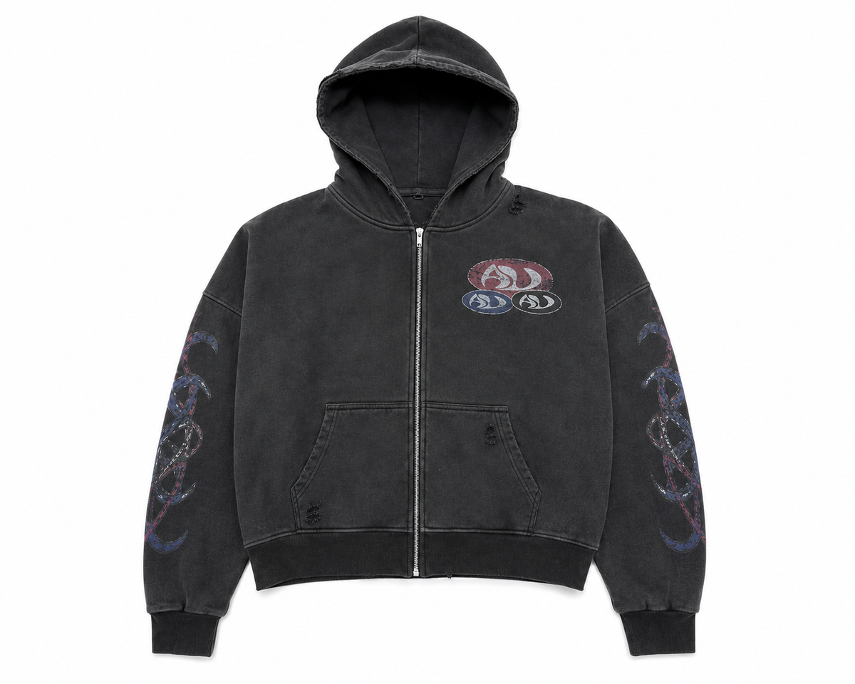 ENTANGLED AV  ZIP-UP